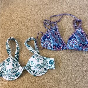 Floral Print Bikini Tops